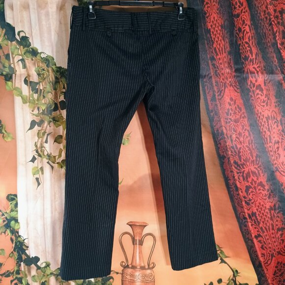 NWOT: The Limited 14 Black Pinstriped Drew Fit Career Pants - Picture 2 of 7